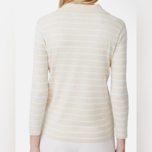 J.McLaughlin Fairfax Polo Sweater - Picture 2 of 7